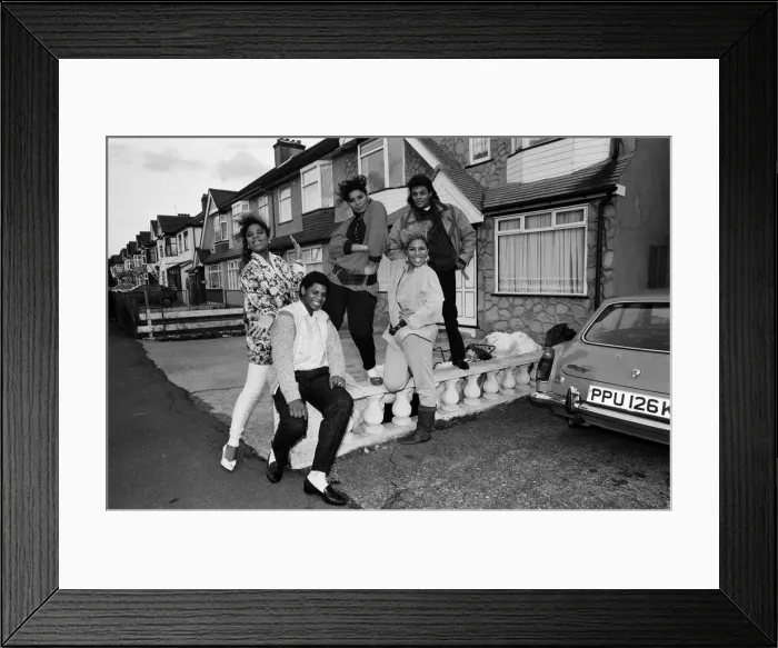Framed Print : Pop group Five Star, which is made up of the Pearson family from Romford, Essex Framed Print : Pop group Five Star, which is made up of the Pearson family from Romford, Essex