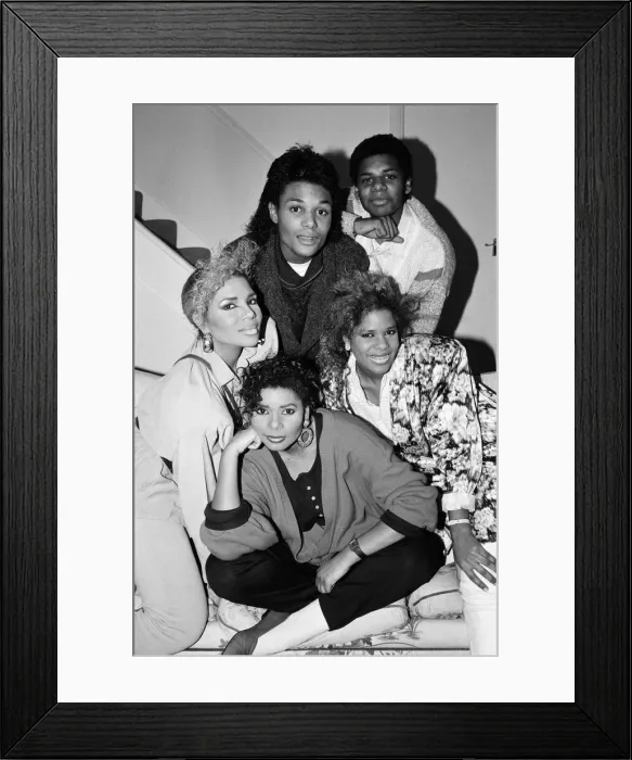 Framed Print : Pop group Five Star, which is made up of the Pearson family from Romford, Essex Framed Print : Pop group Five Star, which is made up of the Pearson family from Romford, Essex