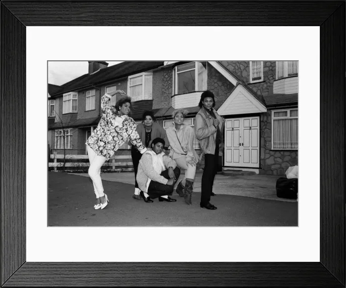 Framed Print : Pop group Five Star, which is made up of the Pearson family from Romford, Essex Framed Print : Pop group Five Star, which is made up of the Pearson family from Romford, Essex