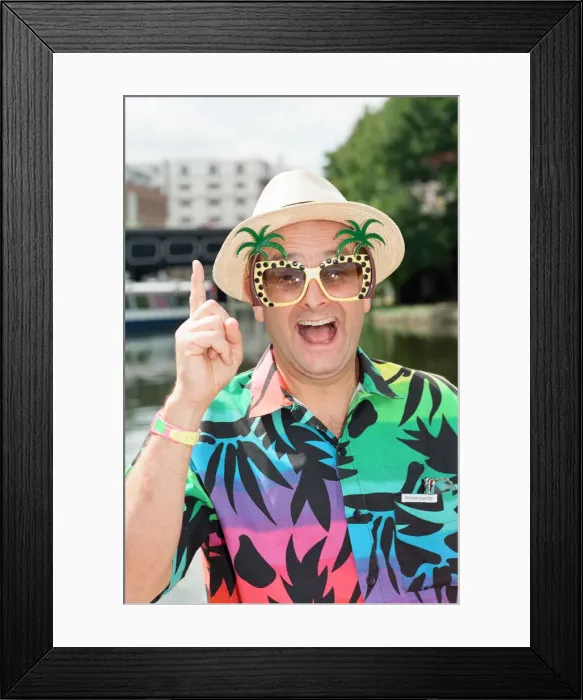 Framed Print : Chart topper Timmy Mallett. 20th August 1990 Framed Print : Chart topper Timmy Mallett. 20th August 1990