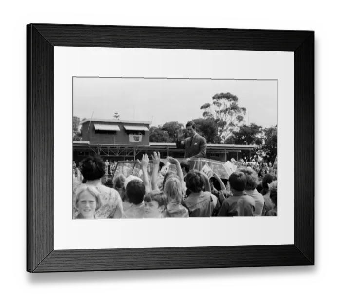 Framed Print : Prince Charles pictured during his visit to Australia. March 1979