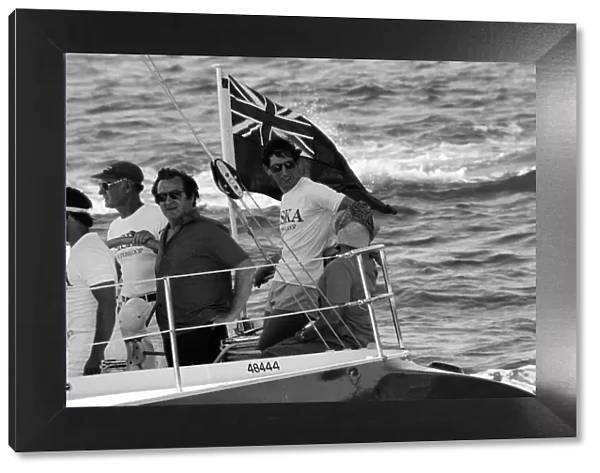 Prince Charles pictured during his visit to Australia. March 1979
