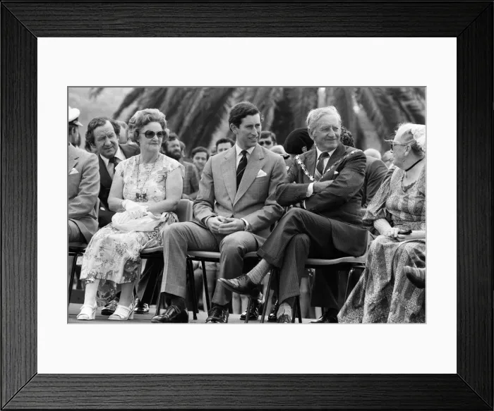 Framed Print : Prince Charles pictured during his visit to Australia. March 1979