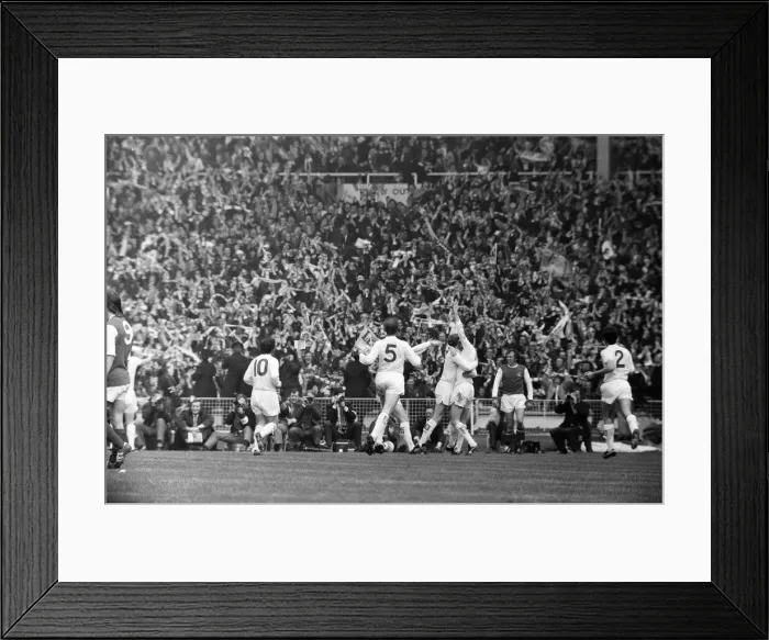 Framed Print : 1972 FA Cup Final held at Wembley, Leeds United 1 - 0 Arsenal