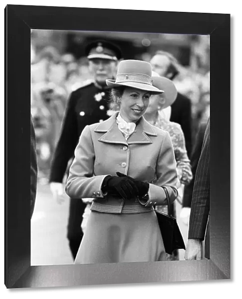 Princess Anne visits Aylesbury, Buckinghamshire. 20th May 1980