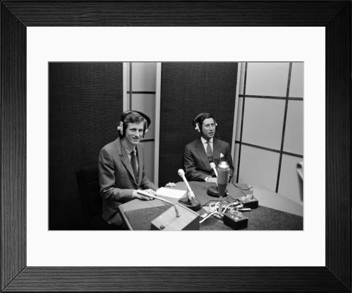 Framed Print : Prince Charles visits Londons Capital Radio. 14th May 1980 Framed Print : Prince Charles visits Londons Capital Radio. 14th May 1980