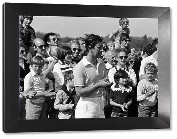 Prince Charles playing polo. May 1980