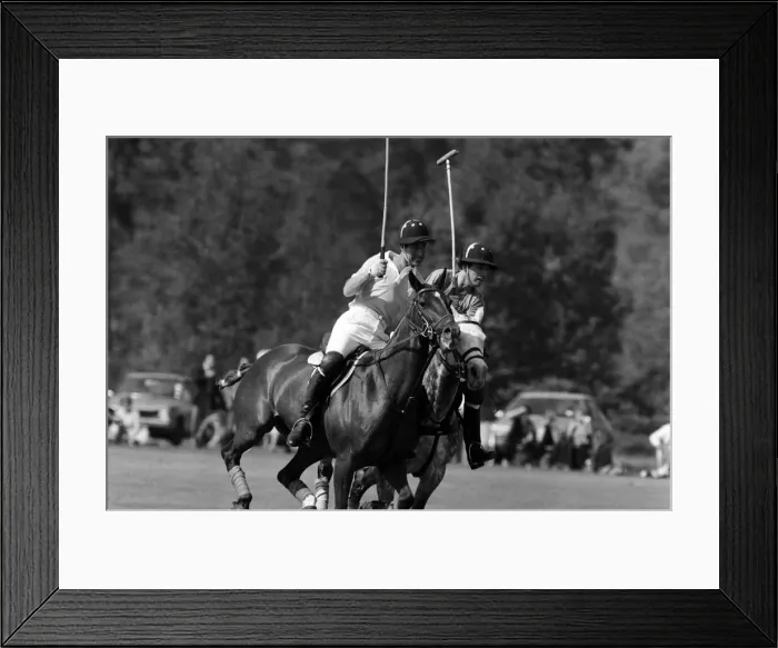 Framed Print : Prince Charles playing polo. May 1980 Framed Print : Prince Charles playing polo. May 1980