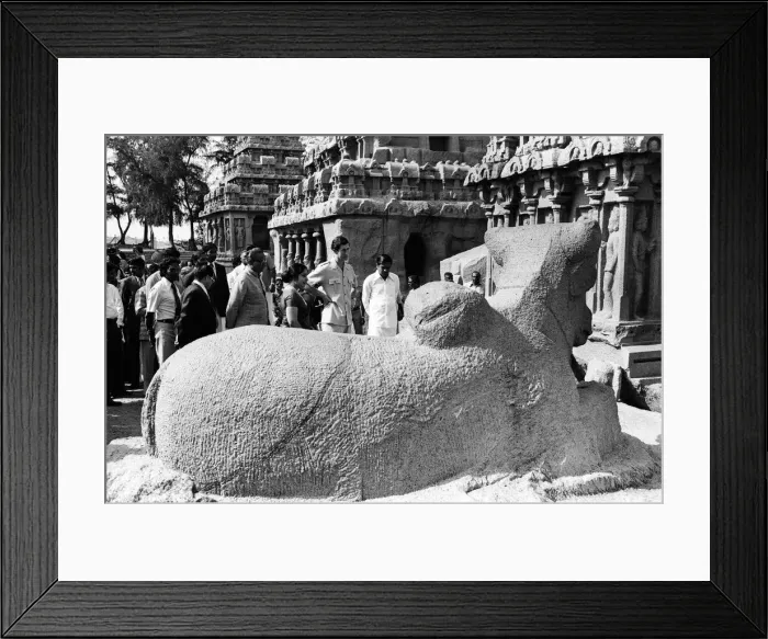 Framed Print : Prince Charles, Prince of Wales visits Madras, India. 4th December 1980