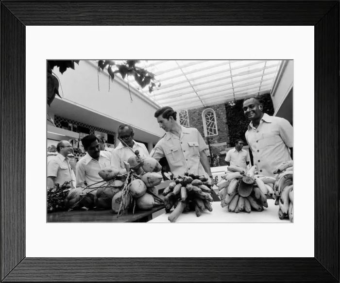 Framed Print : Prince Charles, Prince of Wales visits Madras, India. 4th December 1980 Framed Print : Prince Charles, Prince of Wales visits Madras, India. 4th December 1980