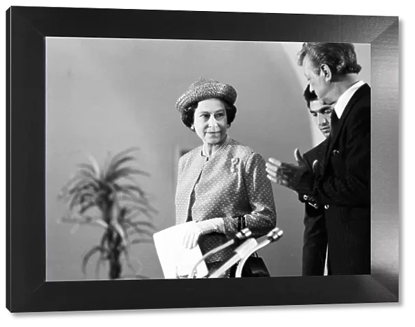 Queen Elizabeth II in Algiers, Algeria. 27th October 1980