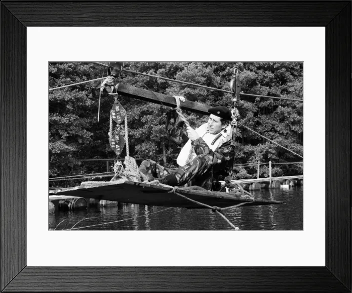 Framed Print : Prince Charles meets Gurkhas and watches army demonstrations at Stanford, Norfolk Framed Print : Prince Charles meets Gurkhas and watches army demonstrations at Stanford, Norfolk