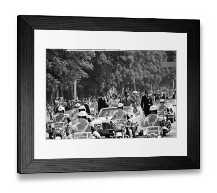 Framed Print : Queen Elizabeth II state visit to Marrakesh, Morocco. The Queen Framed Print : Queen Elizabeth II state visit to Marrakesh, Morocco. The Queen