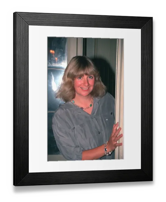 Framed Print : Victoria Wood photo call - 1991