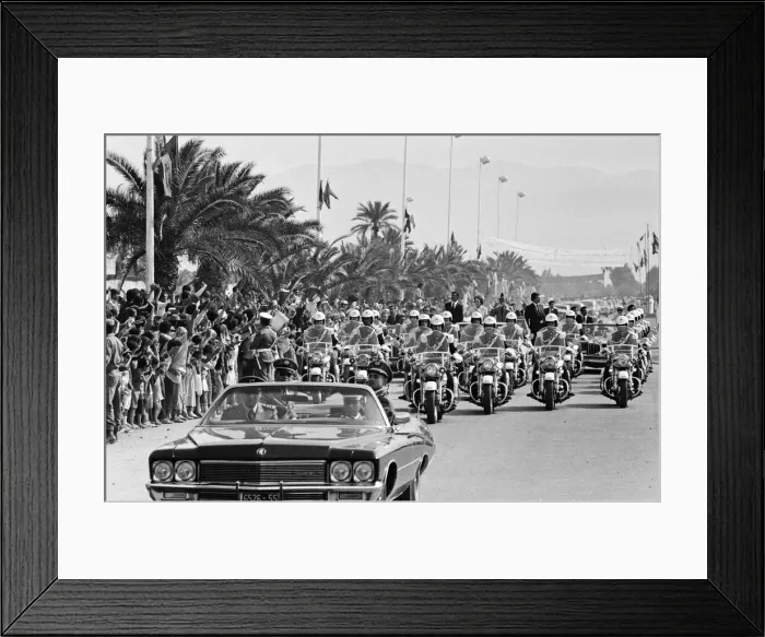 Framed Print : Queen Elizabeth II state visit to Marrakesh, Morocco. The Queen Framed Print : Queen Elizabeth II state visit to Marrakesh, Morocco. The Queen