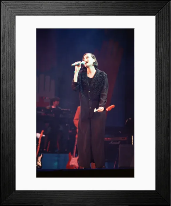 Framed Print : Lisa Stansfield performing during The Simple Truth Framed Print : Lisa Stansfield performing during The Simple Truth