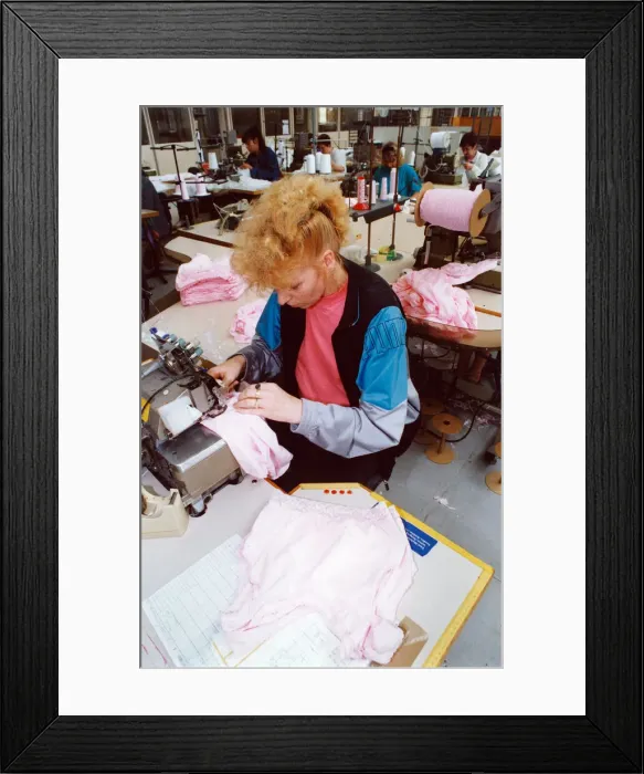 Framed Print : Local factory, Meridian, on South Bank Road is beating the recession producing Framed Print : Local factory, Meridian, on South Bank Road is beating the recession producing