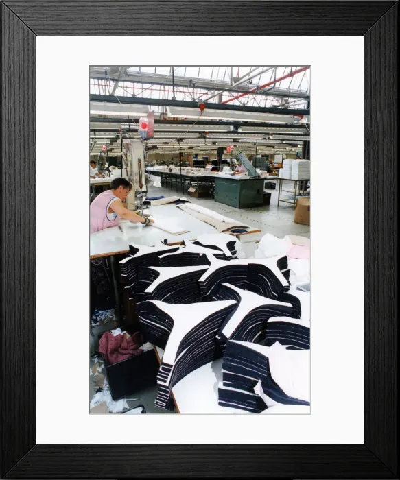 Framed Print : Local factory, Meridian, on South Bank Road is beating the recession producing Framed Print : Local factory, Meridian, on South Bank Road is beating the recession producing
