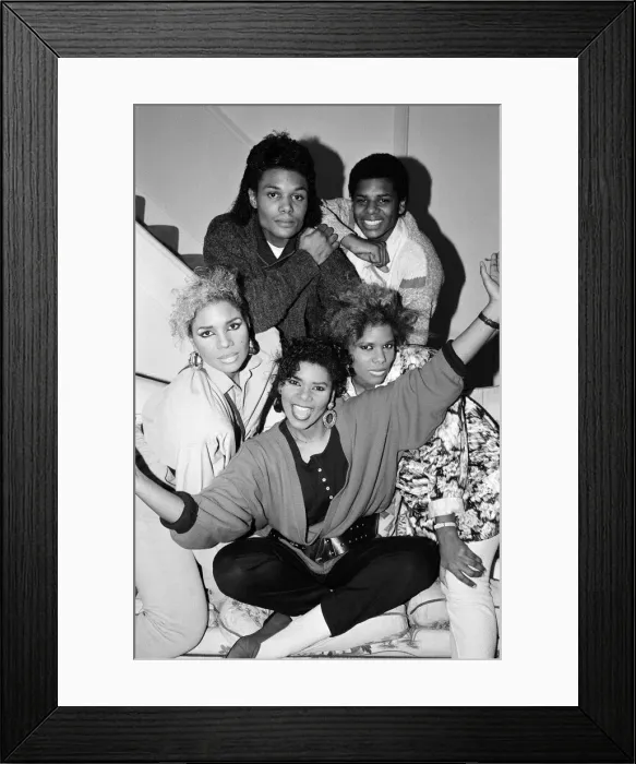 Framed Print : Pop group Five Star, which is made up of the Pearson family from Romford, Essex Framed Print : Pop group Five Star, which is made up of the Pearson family from Romford, Essex