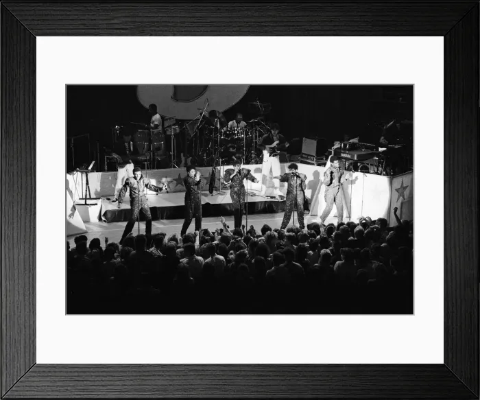 Framed Print : Pop group Five Star pictured backstage during their concert at the Colston Hall, Bristol
