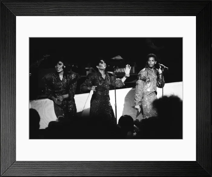Framed Print : Pop group Five Star pictured backstage during their concert at the Colston Hall, Bristol Framed Print : Pop group Five Star pictured backstage during their concert at the Colston Hall, Bristol