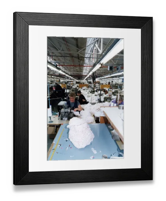 Framed Print : Local factory, Meridian, on South Bank Road is beating the recession producing
