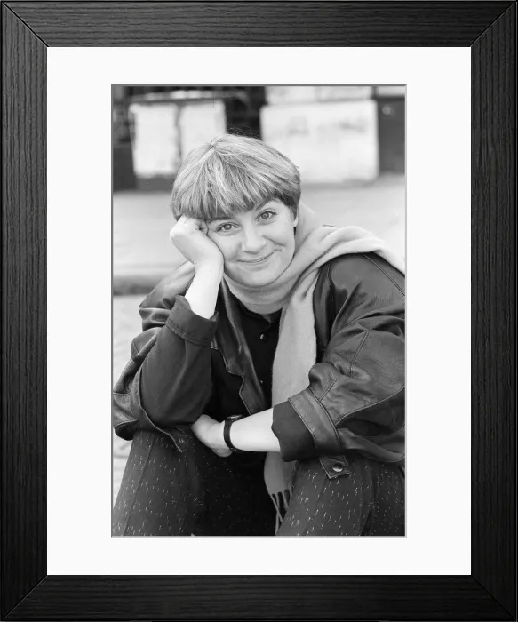 Framed Print : VICTORIA WOOD - 1986 Framed Print : VICTORIA WOOD - 1986