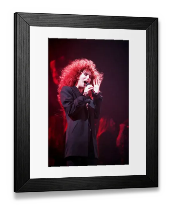 Framed Print : Cher performing at Wembley Arena, London for the Love Hurts Tour - 6th May 1992 Framed Print : Cher performing at Wembley Arena, London for the Love Hurts Tour - 6th May 1992