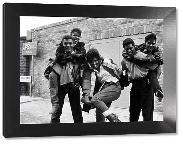 Pop group Five Star. London. 6th August 1986
