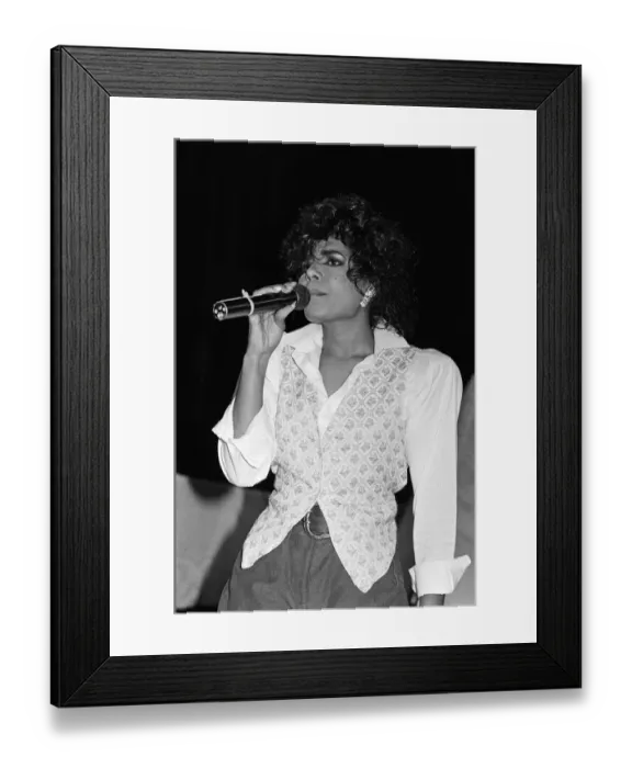 Framed Print : Denise of pop group Five Star. London. 6th August 1986