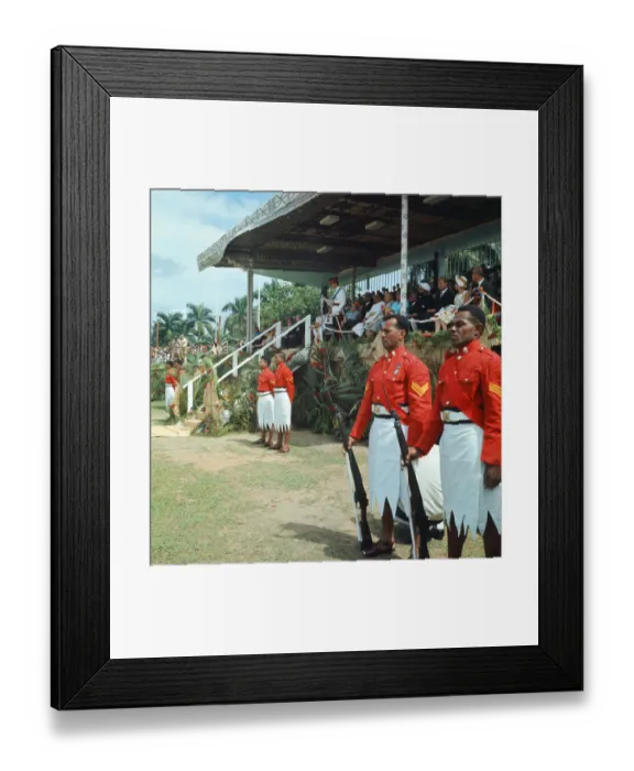 Framed Print : Prince Charles, the Prince of Wales, visiting Suva in Fiji for Independence celebrations Framed Print : Prince Charles, the Prince of Wales, visiting Suva in Fiji for Independence celebrations