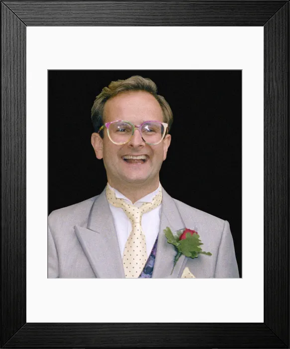 Framed Print : TV Presenter Timmy Mallet