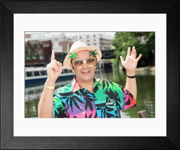 Framed Print : Chart topper Timmy Mallett. 20th August 1990 Framed Print : Chart topper Timmy Mallett. 20th August 1990