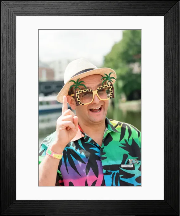 Framed Print : Chart topper Timmy Mallett. 20th August 1990 Framed Print : Chart topper Timmy Mallett. 20th August 1990