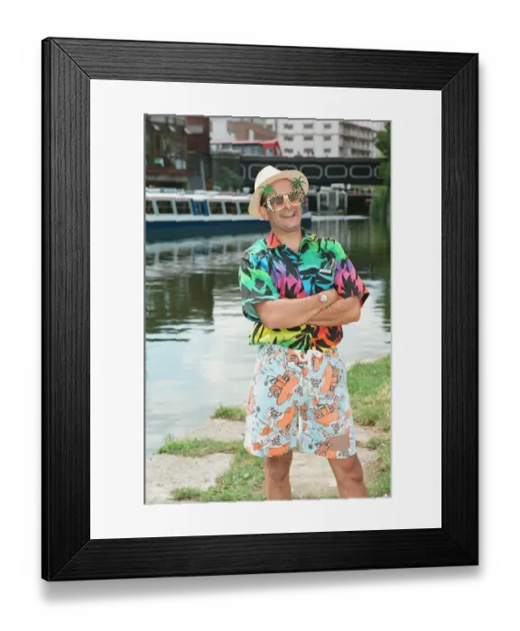 Framed Print : Chart topper Timmy Mallett. 20th August 1990 Framed Print : Chart topper Timmy Mallett. 20th August 1990
