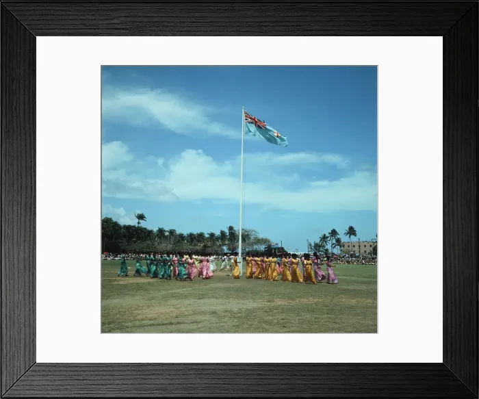 Framed Print : Prince Charles, the Prince of Wales, visiting Fiji for Independence celebrations Framed Print : Prince Charles, the Prince of Wales, visiting Fiji for Independence celebrations
