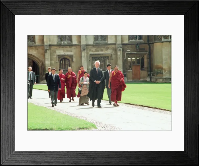 Framed Print : Dalai Lama Lecture at Kings College Chapel, King Framed Print : Dalai Lama Lecture at Kings College Chapel, King