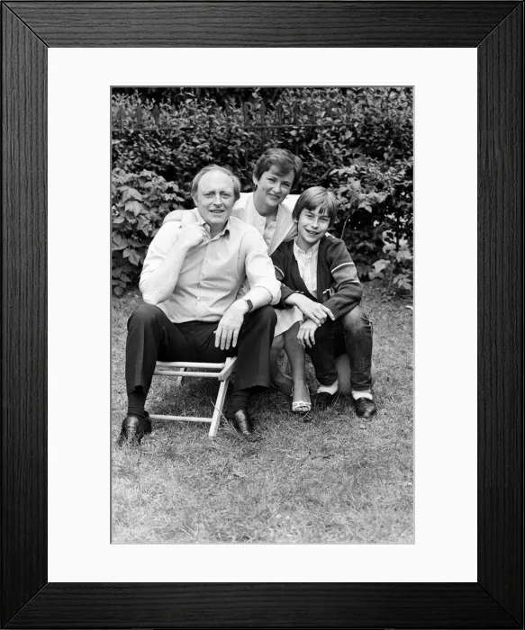 Framed Print : Shadow Secretary of State for Education and Science Neil Kinnock with his family Framed Print : Shadow Secretary of State for Education and Science Neil Kinnock with his family