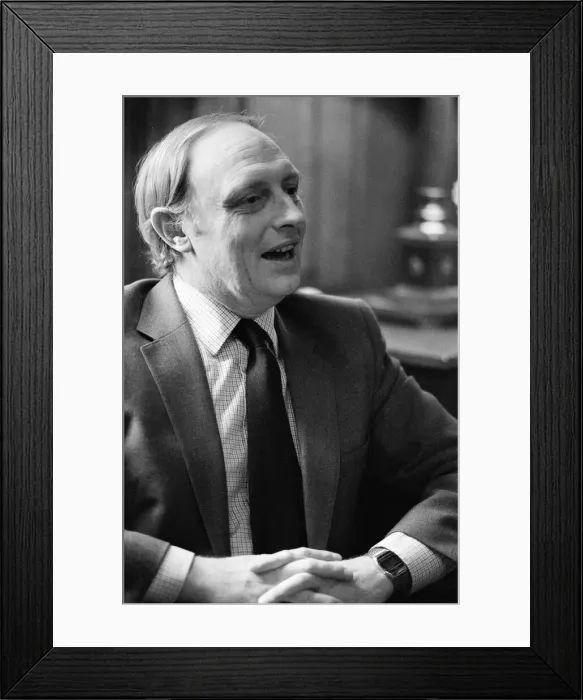 Framed Print : Leader of the Labour Party Neil Kinnock. 25th March 1984 Framed Print : Leader of the Labour Party Neil Kinnock. 25th March 1984