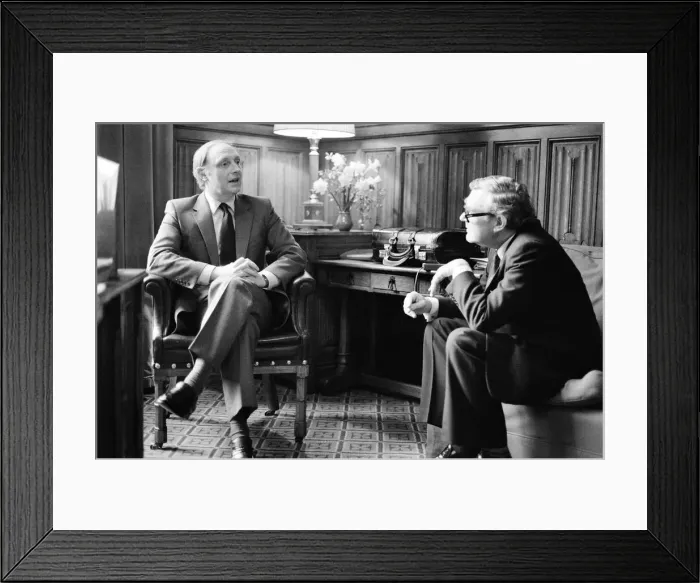 Framed Print : Leader of the Labour Party Neil Kinnock. 25th March 1984 Framed Print : Leader of the Labour Party Neil Kinnock. 25th March 1984