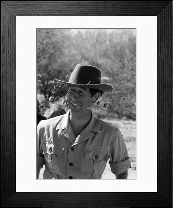 Framed Print : Prince Charles pictured at Goodardy Sheep Station, Western Australia Framed Print : Prince Charles pictured at Goodardy Sheep Station, Western Australia