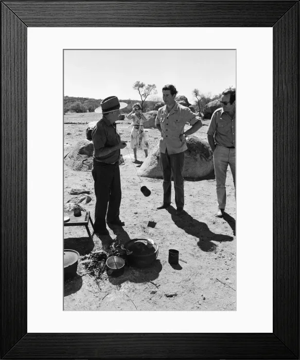 Framed Print : Prince Charles pictured at Goodardy Sheep Station, Western Australia Framed Print : Prince Charles pictured at Goodardy Sheep Station, Western Australia