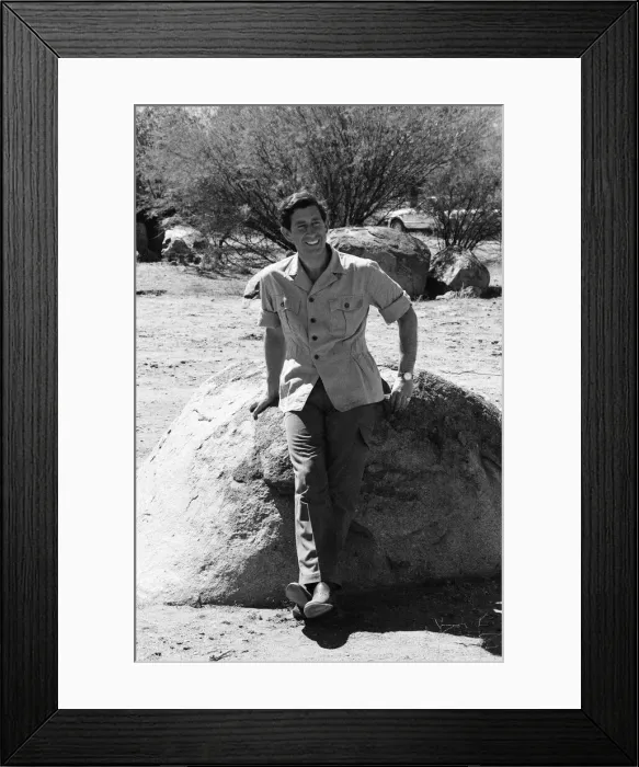 Framed Print : Prince Charles pictured at Goodardy Sheep Station, Western Australia. March 1979 Framed Print : Prince Charles pictured at Goodardy Sheep Station, Western Australia. March 1979