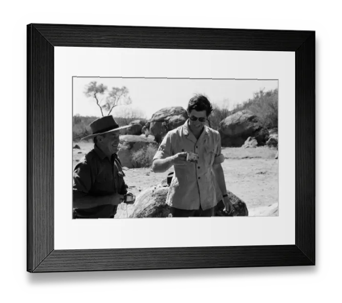 Framed Print : Prince Charles pictured at Goodardy Sheep Station, Western Australia Framed Print : Prince Charles pictured at Goodardy Sheep Station, Western Australia