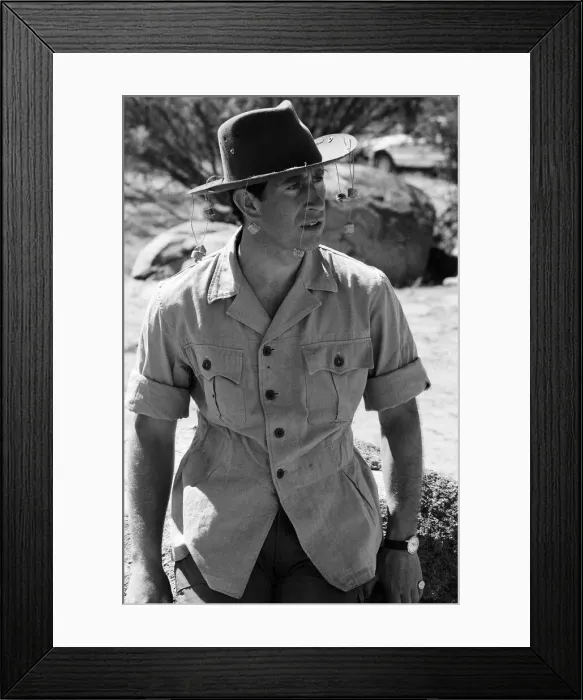 Framed Print : Prince Charles pictured at Goodardy Sheep Station, Western Australia Framed Print : Prince Charles pictured at Goodardy Sheep Station, Western Australia