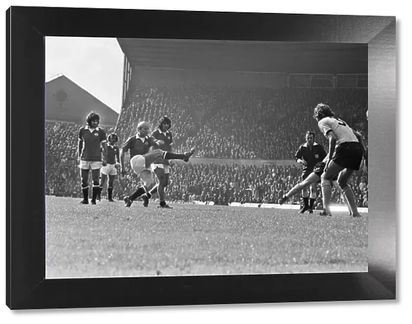 Manchester United verses Coventry City at Old Trafford, Manchester