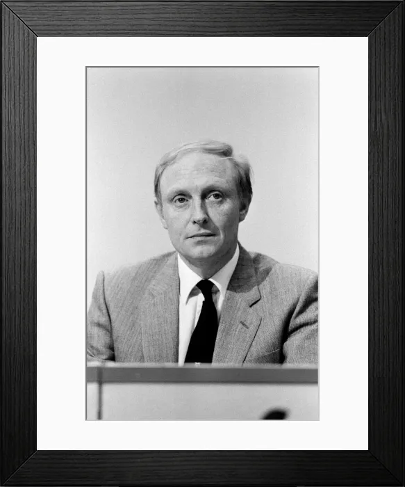 Framed Print : Labour Party Conference in Brighton. Neil Kinnock celebrates becoming the new leader of Framed Print : Labour Party Conference in Brighton. Neil Kinnock celebrates becoming the new leader of