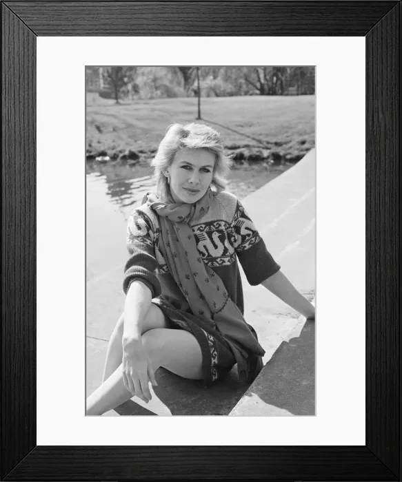 Framed Print : Trudie Styler, English actress, film producer and director Framed Print : Trudie Styler, English actress, film producer and director
