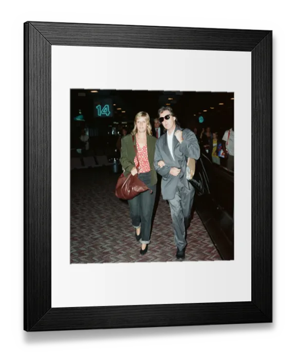Framed Print : Paul and Linda McCartney at LAP. 10th August 1989 Framed Print : Paul and Linda McCartney at LAP. 10th August 1989