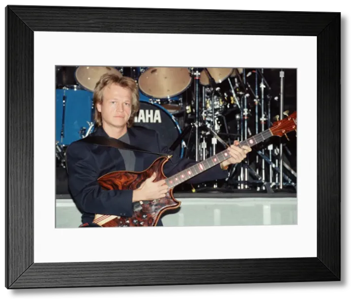 Framed Print : Mark King of band Level 42. 27th November 1990 Framed Print : Mark King of band Level 42. 27th November 1990